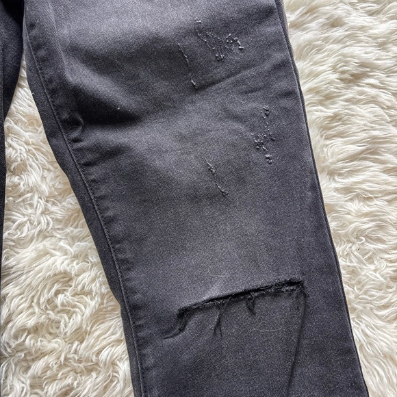 Forever 21 Black Lace-Up Ankle Jeans - Picture 8 of 14